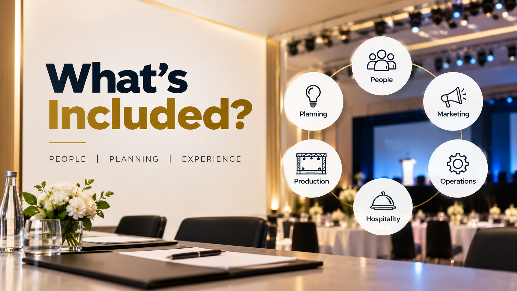 What Is Included in Corporate Event Management